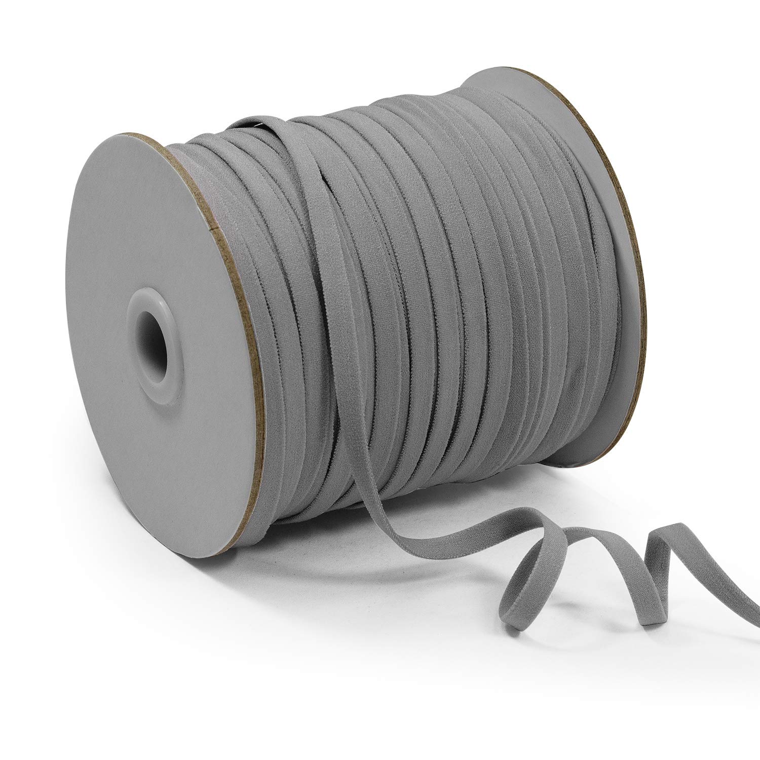 Trims by The Yard 1/4" Ultra Soft Knit Elastic Band, Premium Material, Durable Knitted Elastic Cord for Sewing, Easy to Use, Versatile Sewing Supplies, 10-Yard Cut, Gray - Image 9