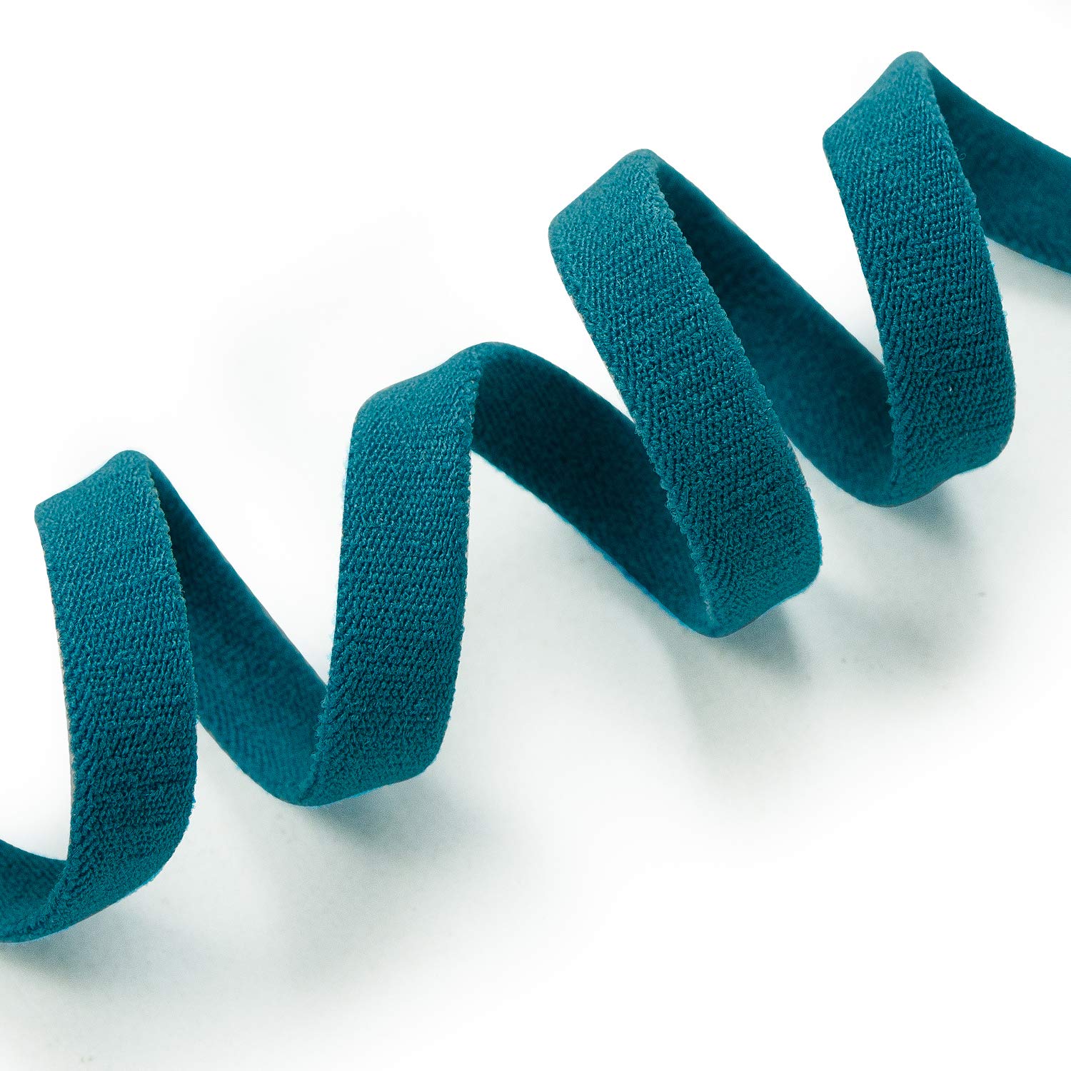 Trims by the Yard 1/4" Ultra Soft Knit Elastic Band, Premium Material, Durable Knitted Elastic Cord for Sewing, Easy to Use, Versatile Sewing Supplies, 10-Yard Cut, Teal - Image 3